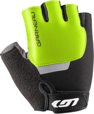 Garneau Womens Biogel RX-V2 MTB Cycling Short Finger Gloves - Yellow - Small