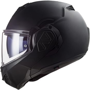 LS2 Adult Advant Modular Motorcycle Helmet - Noir Matte Black - X-Small