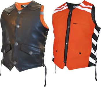  Missing Link Men's G2 D.O.C. Reversible Safety Vest - Black/Orange - Medium