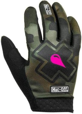 Muc-Off Mens Mountain Bike Cycling Full-Finger Gloves - Camo - X-Large