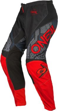 O'Neal Mens Element MX OffRoad Motocross Pants - Camo Black/Red - 40