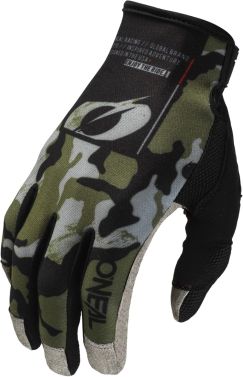 O'Neal Mens Mayhem Camo V.23 MX Motocross Gloves - Black/Green - 2X-Large