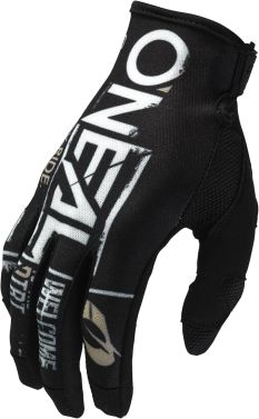 O'Neal Youth Mayhem Attack V.23 MX Motocross Gloves - Black/White - Youth Small