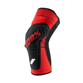 100% Ridecamp Knee Guard Pad - Red/Black - Small