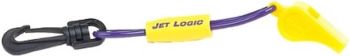 Airhead Safety Whistle with Lanyard - Purple and Yellow