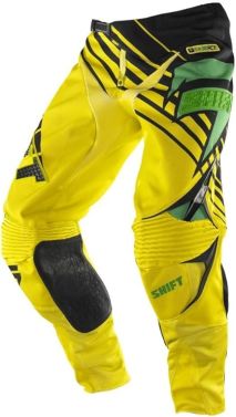 Shift Racing Mens Faction Satellite MX Motocross Pants - Green/Yellow - 32