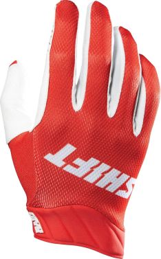 Shift Racing Mens Raid MX OffRoad Motocross Gloves - Red - Small