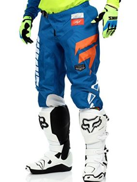 SHIFT Racing Strike Men's Off-Road Motorcycle Pants - Blue/Green- Size 32
