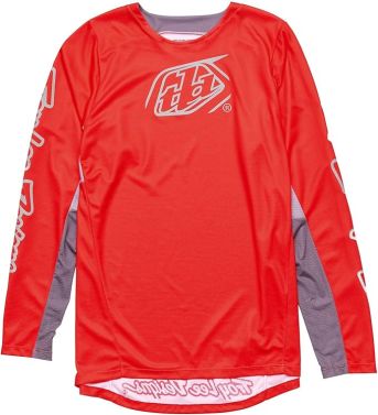 Troy Lee Designs Mens GP Pro Icon MX Motocross Jersey - Red/Gray - Medium