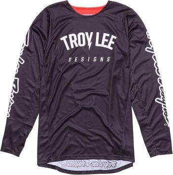 Troy Lee Designs Youth GP Pro Boltz MX Motocross Jerseys - Black - Youth X-Large