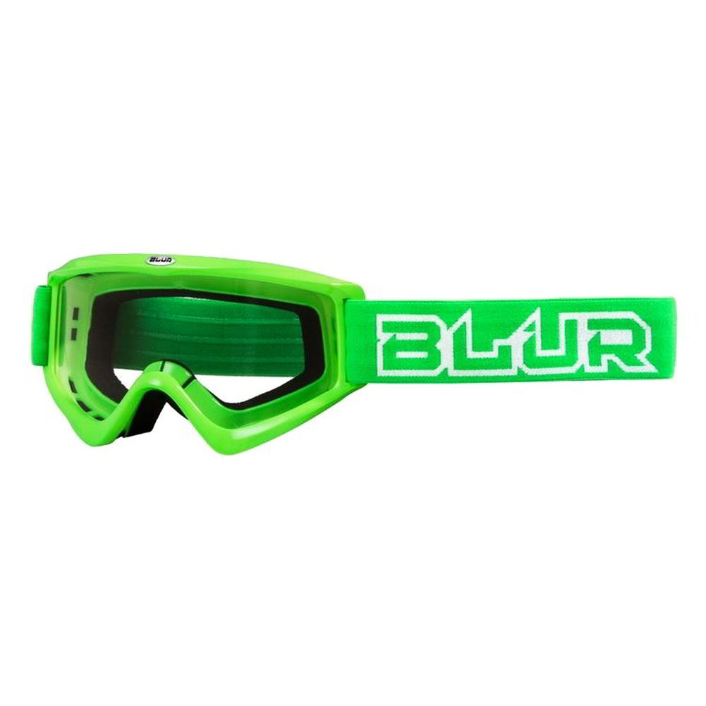 Blur B-Zero Neon Green Kids Dirt Bike Motocross Off Road BMX Goggles 
