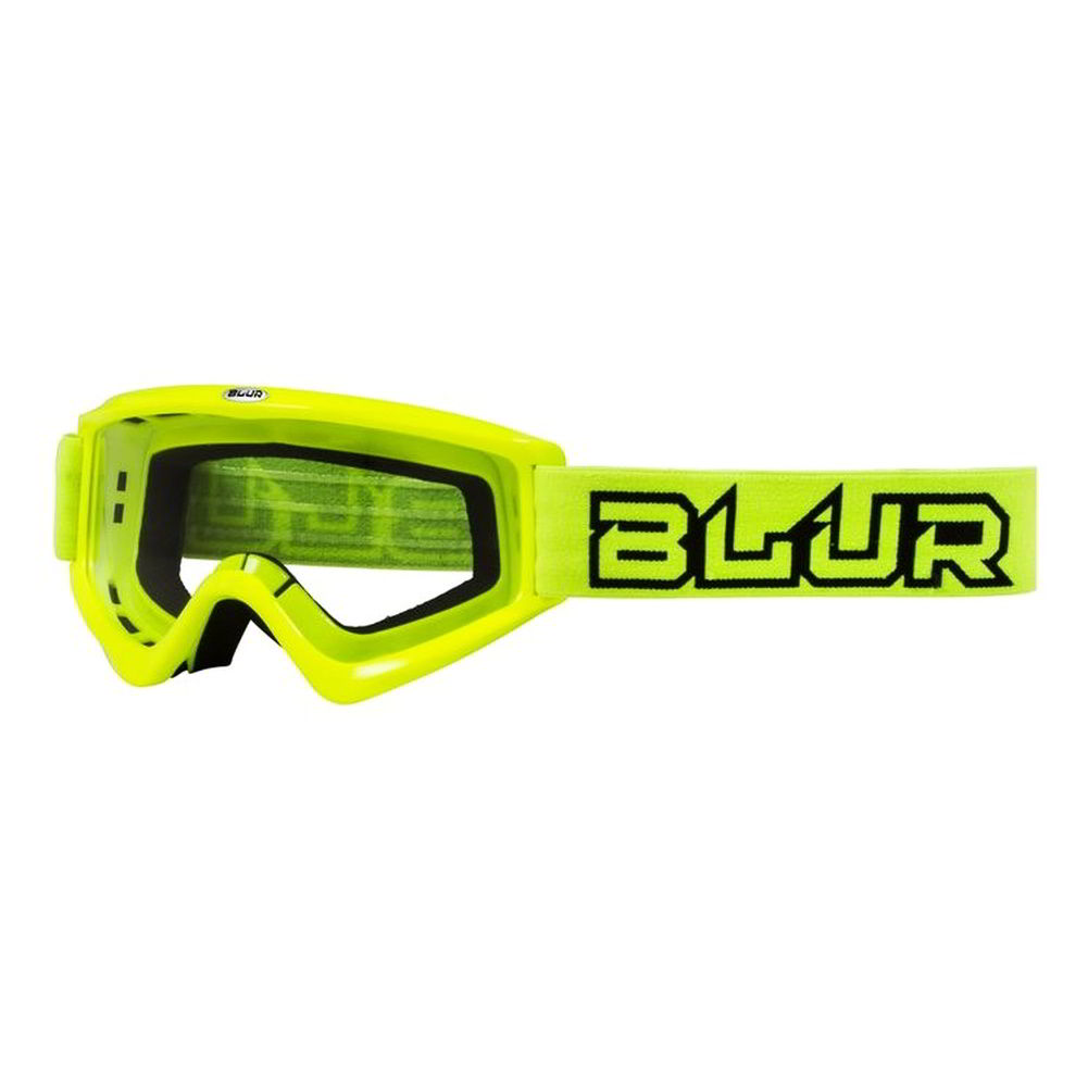 Blur B-Zero Neon Green Kids Dirt Bike Motocross Off Road BMX Goggles 