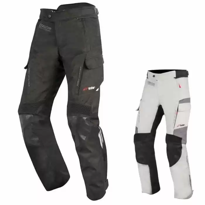 Black Alpinestars Stella Andes V2 Drystar Waterproof Textile Motorcycle Pants 